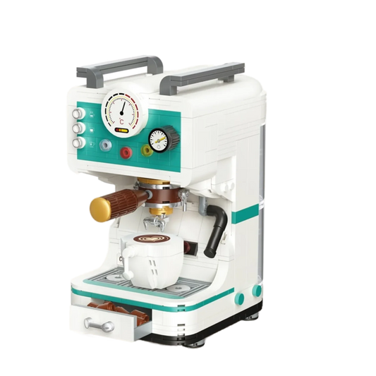 Teal Nostalgia Nordic Coffee Machine