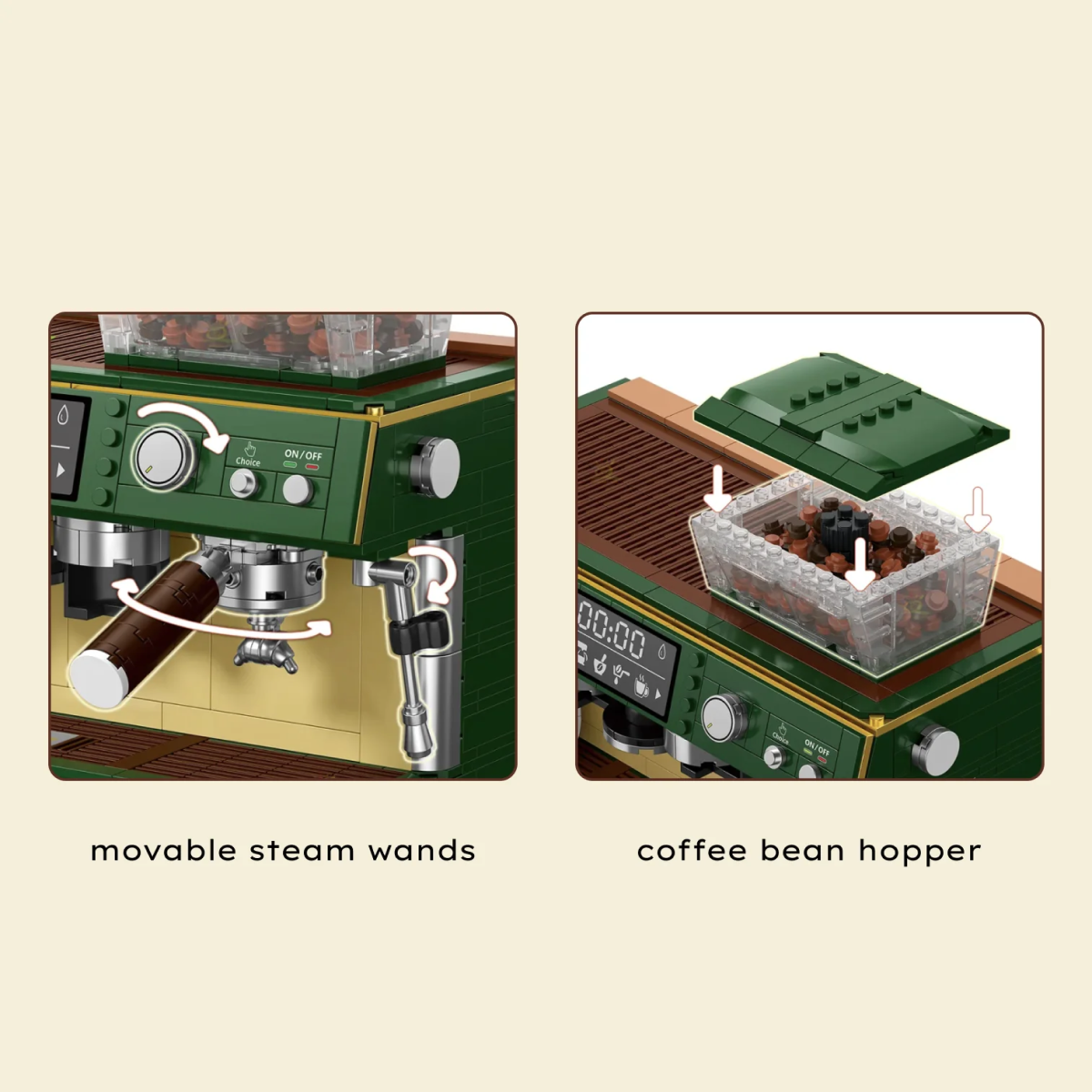 dual hopper espresso machine